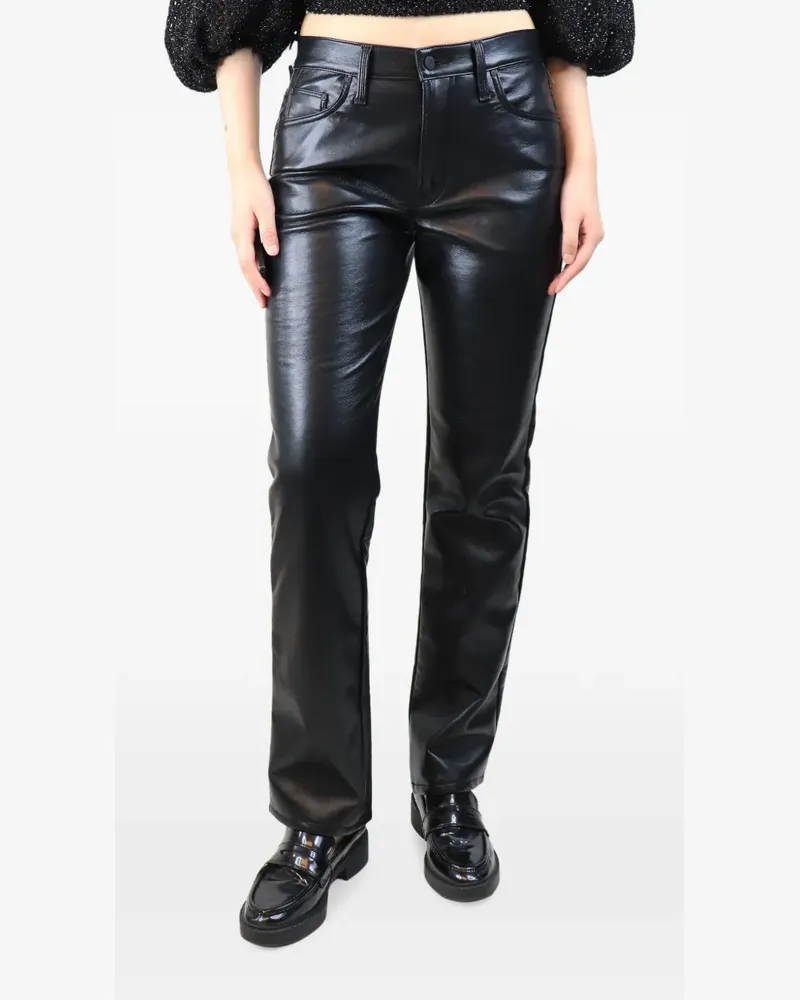 Mother faux-leather trousers - Schwarz Schwarz