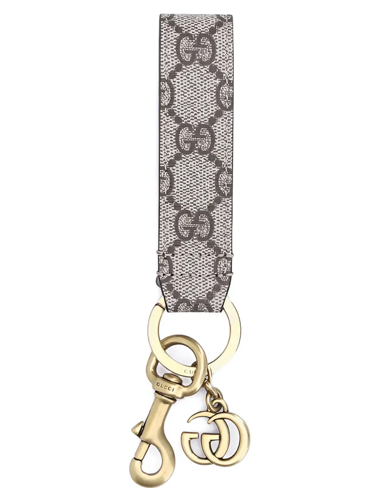 Gucci Ophidia GG Schlüsselanhänger mit Monogramm - Grau Grau