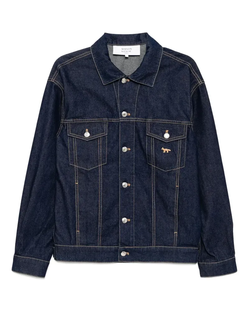 Kitsuné Trucker Jacke - Blau Blau