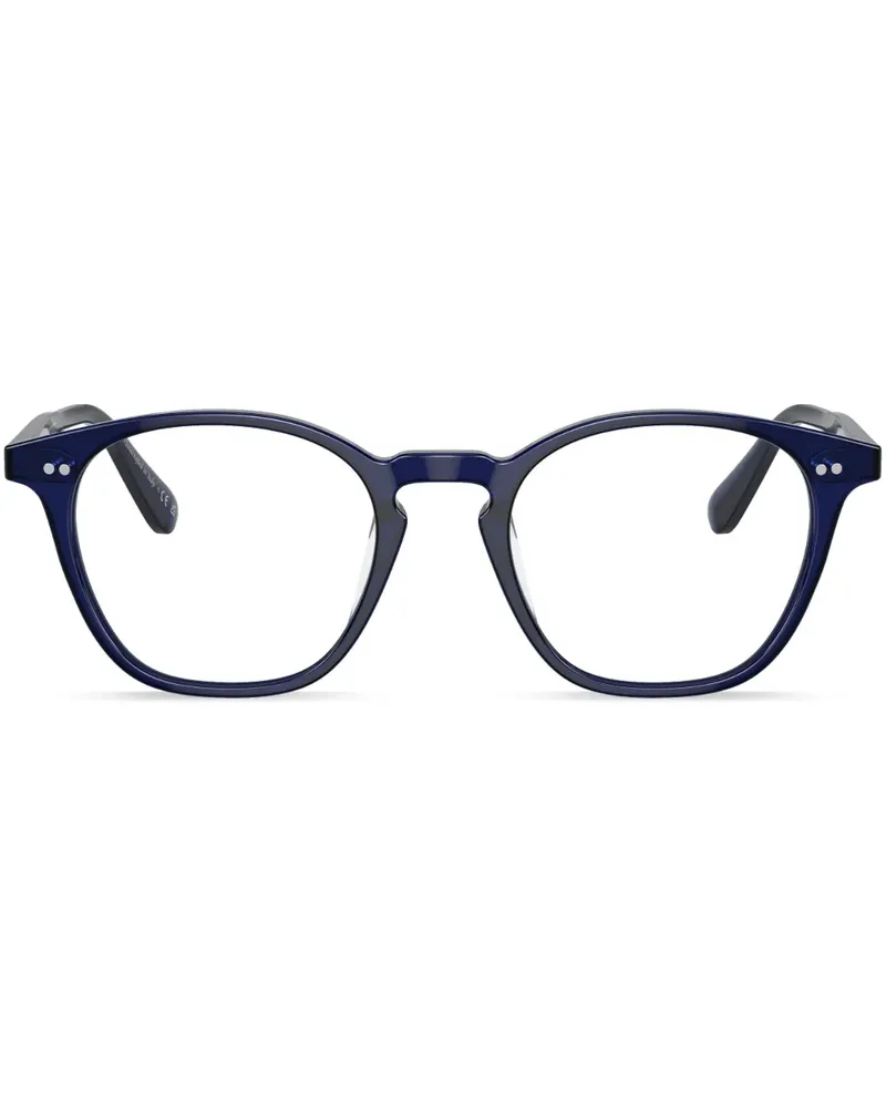 Oliver Peoples Brille mit rundem Gestell - Blau Blau