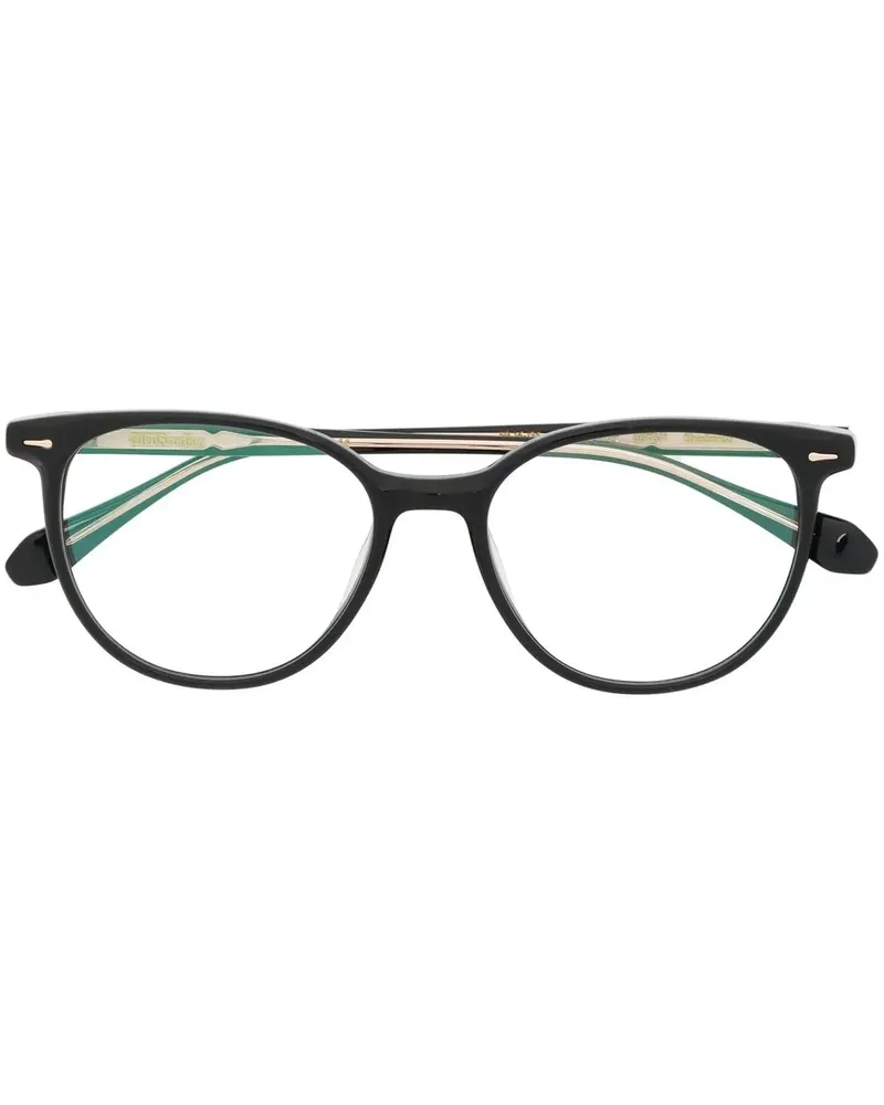 GIGI STUDIOS Brille mit rundem Gestell - Schwarz Schwarz