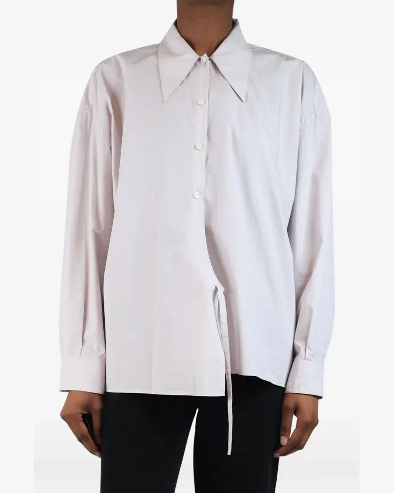 Christophe Lemaire twisted shirt - Violett Violett