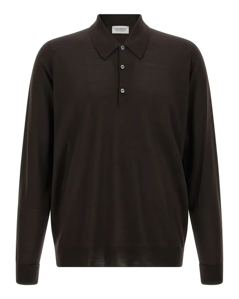 John Smedley Dorset Poloshirt - Braun Braun