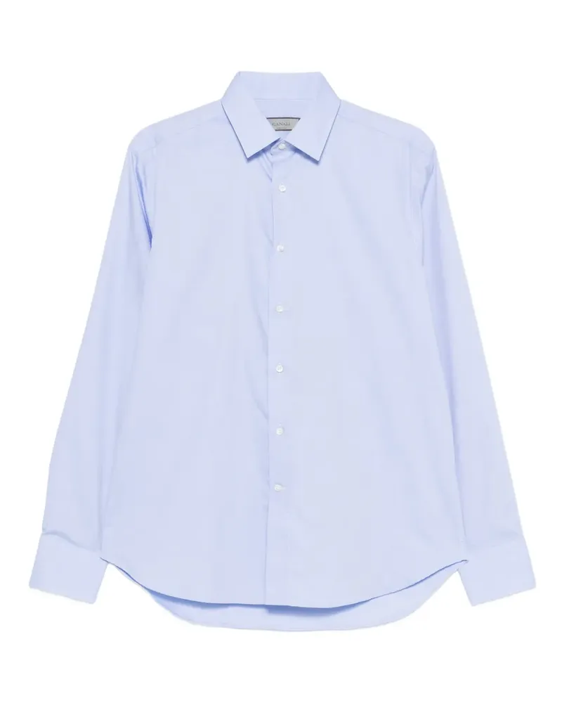 Canali long-sleeve shirt - Blau Blau