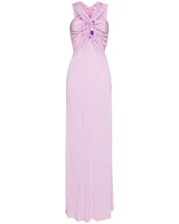 Christopher Esber Helix Crystal Stone Kleid Violett