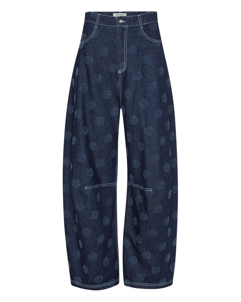 Henrik Vibskov Jeans mit Nadelstreifen - Blau Blau