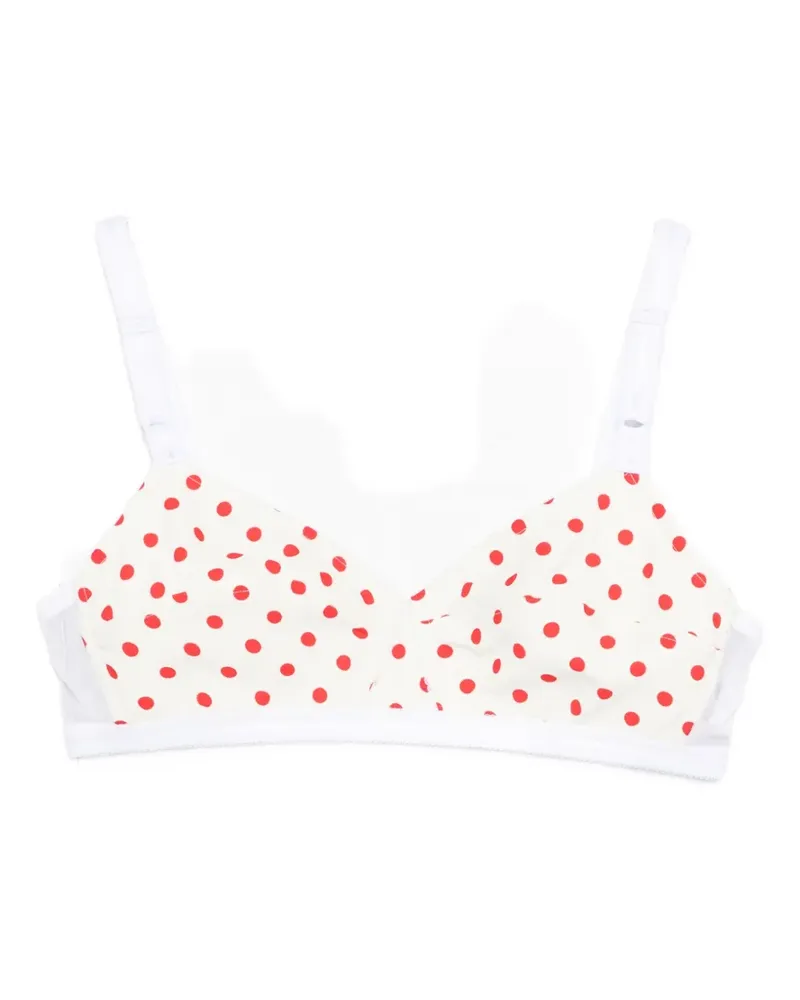 N° 21 polka dot bra - Weiß Weiß