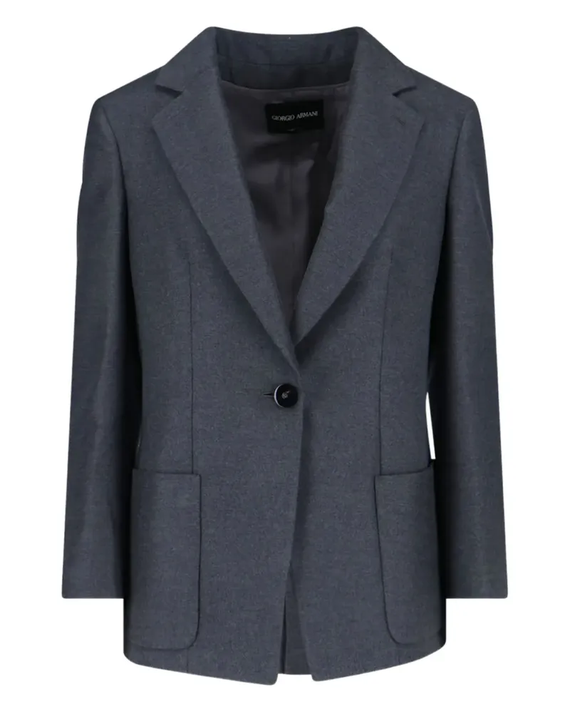 Giorgio Armani single-button blazer - Grau Grau