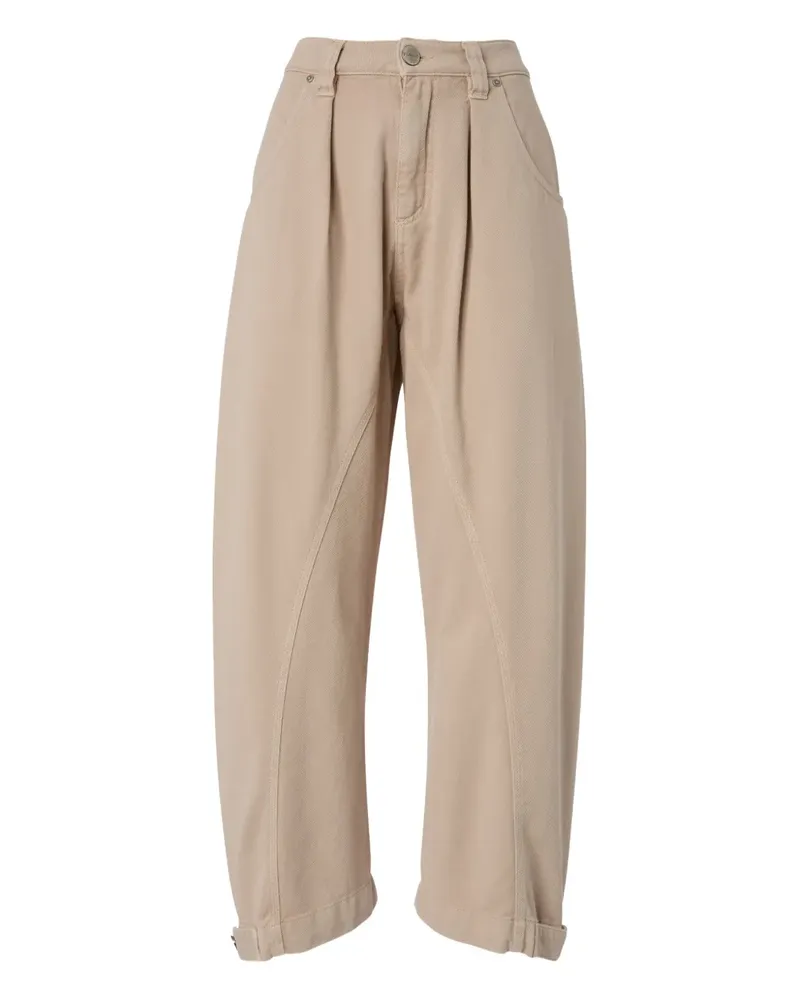 Pinko Weite Jeans - Nude Nude