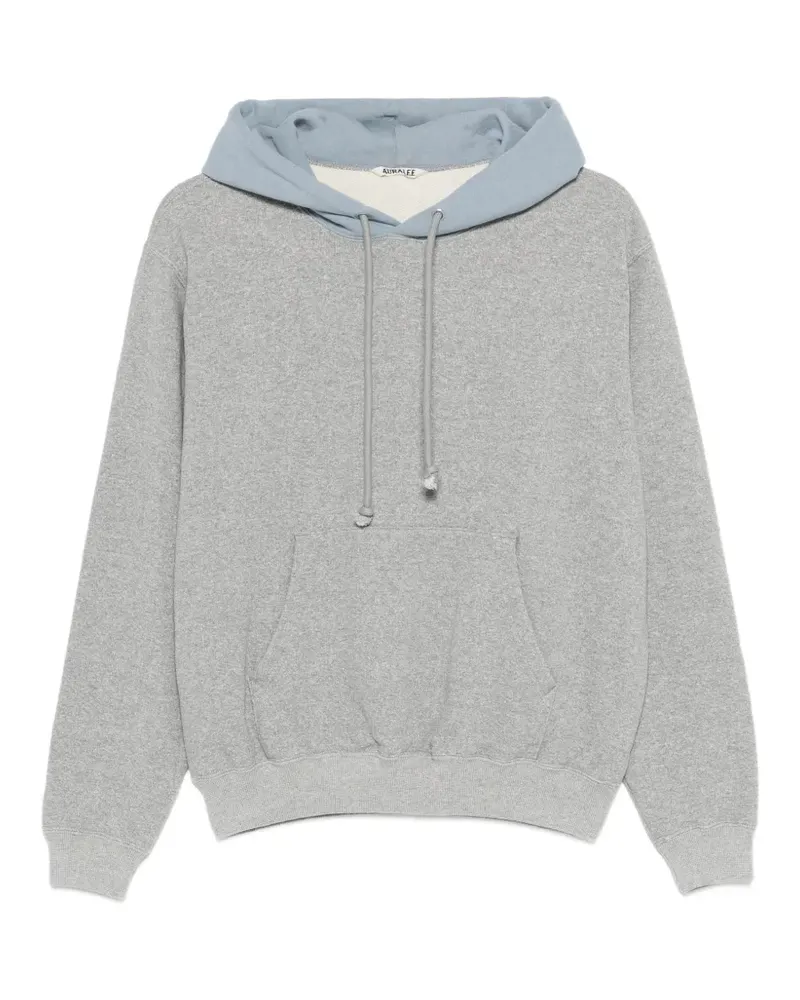 AURALEE cotton hoodie - Grau Grau