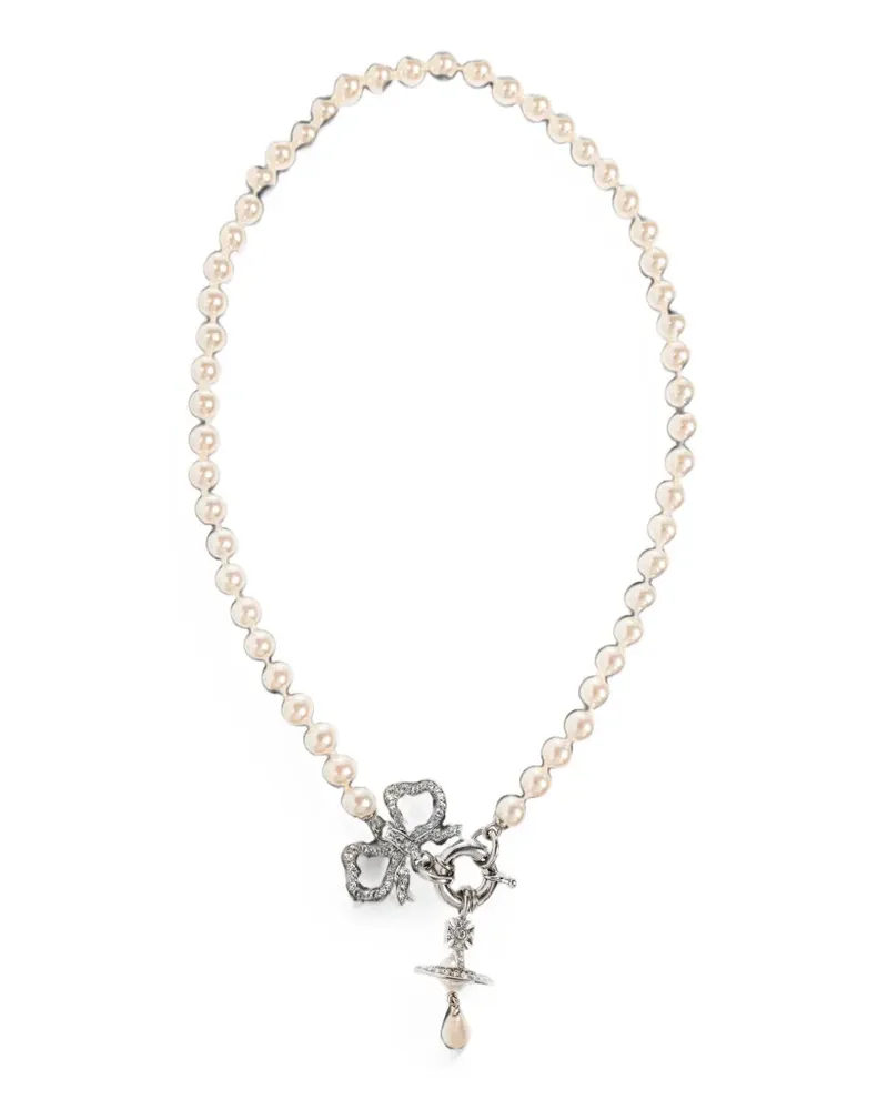 Vivienne Westwood Rigoberta Orb-pendant necklace - Nude Nude