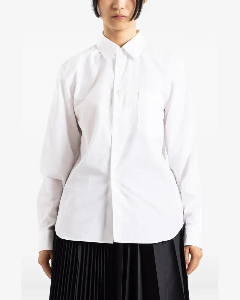 Comme des Garçons Hemd mit Brusttaschen - Weiß Weiß