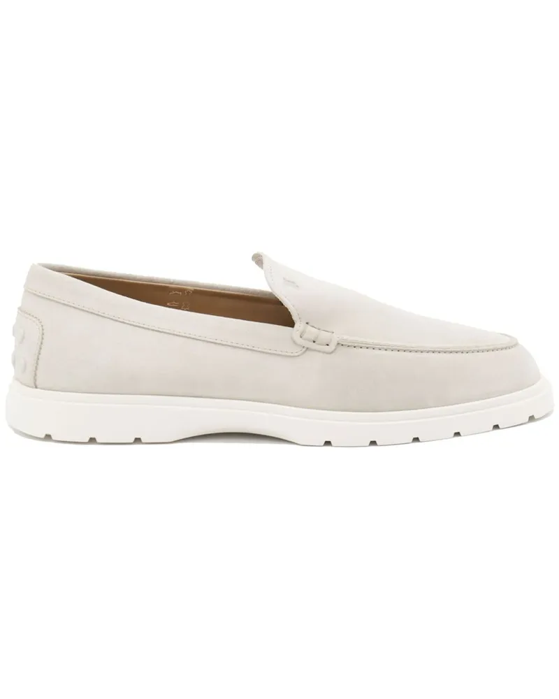 TOD'S Loafer aus Wildleder - Weiß Weiß