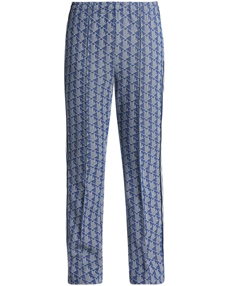 Lacoste Jogginghose mit Monogrammmuster - Blau Blau