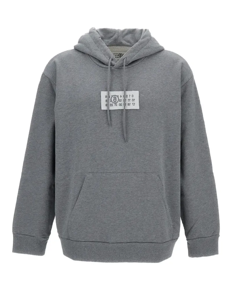 Maison Margiela logo hoodie - Grau Grau