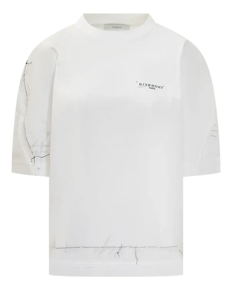 Givenchy T-Shirt mit grafischem Print - Weiß Weiß