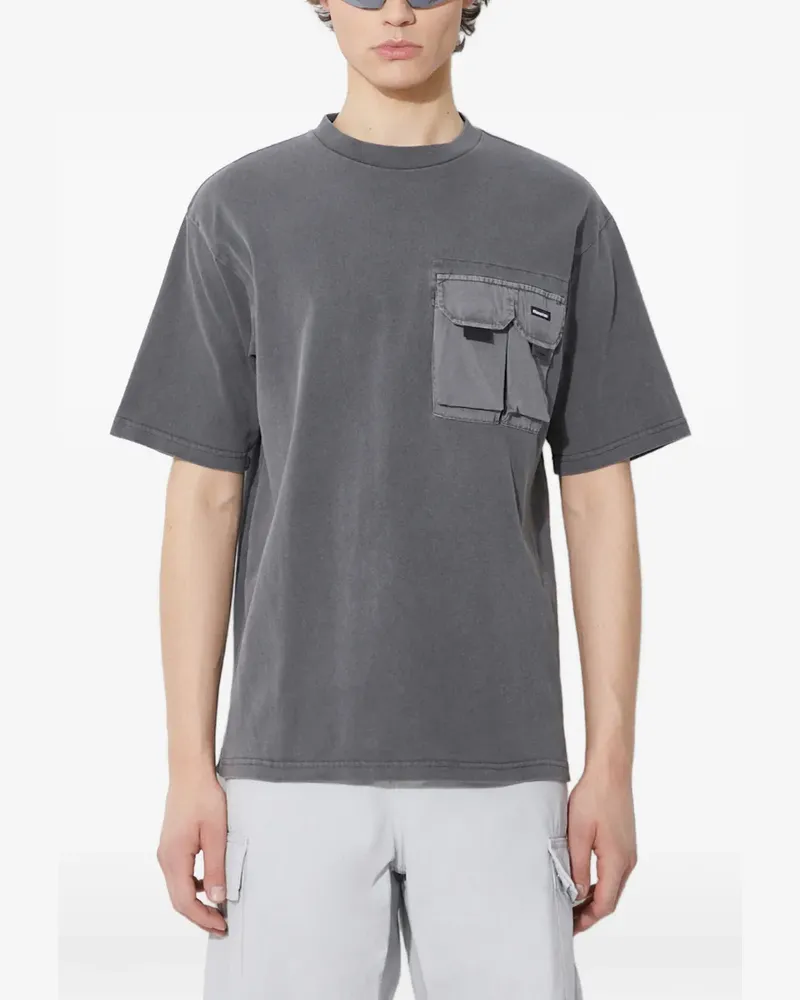 Manastash patch-pocket T-shirt - Grau Grau