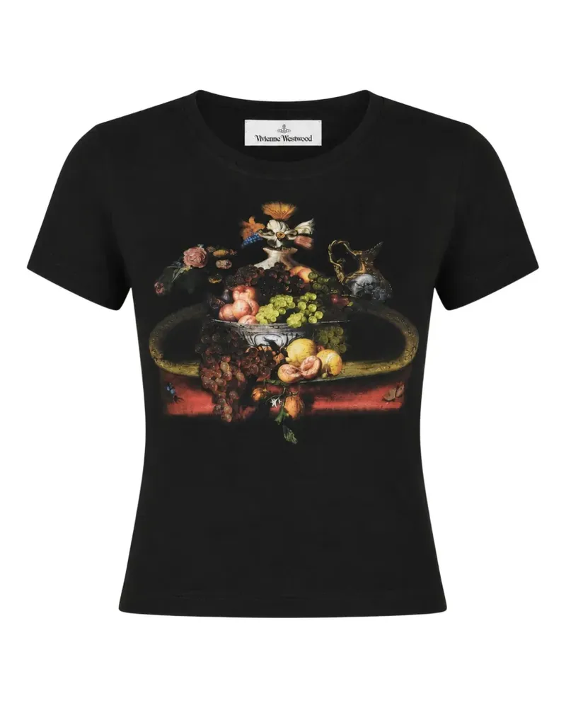 Vivienne Westwood Still Life Orb T-Shirt - Schwarz Schwarz