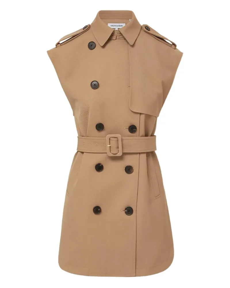 Veronica Beard Ärmelloser Trenchcoat mit Gürtel - Braun Braun
