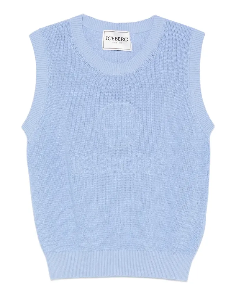 Iceberg Trägershirt mit Rundhalsausschnitt - Blau Blau