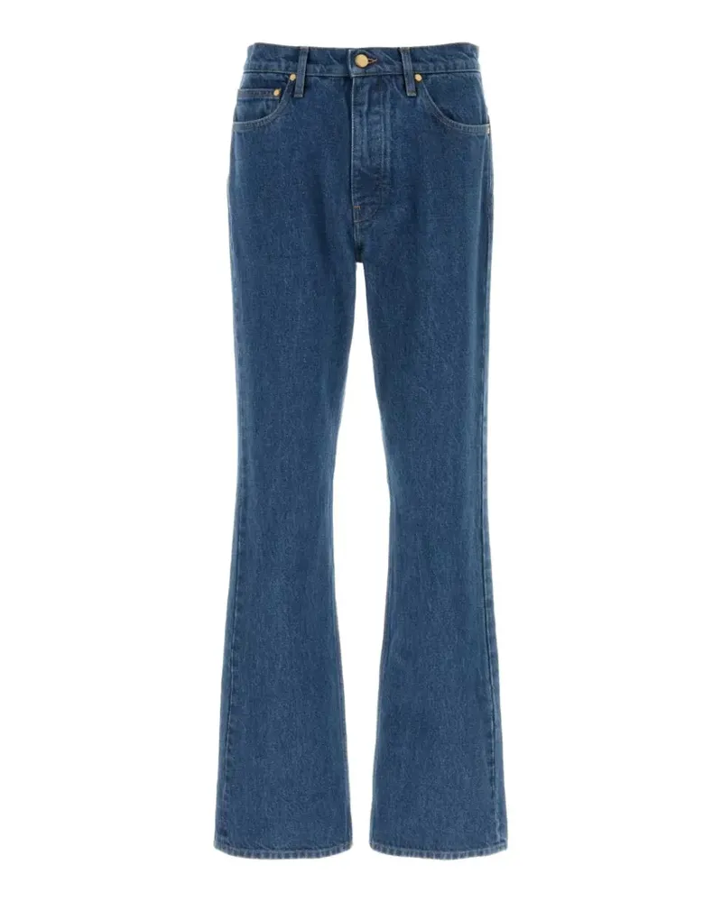 Jil Sander button-fastening jeans - Blau Blau