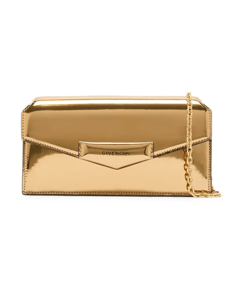 Givenchy Mini Antigona Schultertasche - Gold Gold