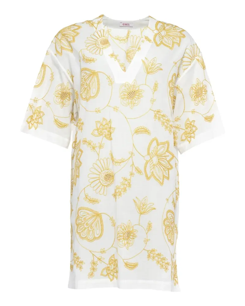 Eres Levia Minikleid mit V-Ausschnitt - Nude Nude