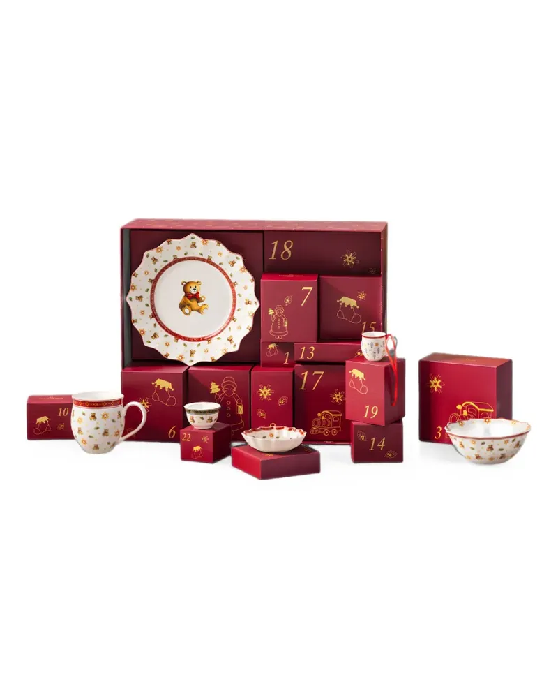 Villeroy & Boch Christmas Toys Adventskalender (24er-Set) - Rot Rot