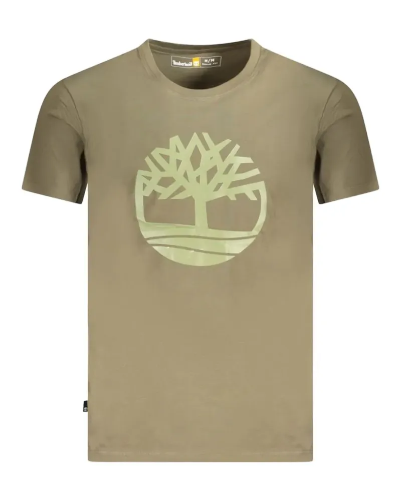Timberland logo-print T-shirt - Nude Nude