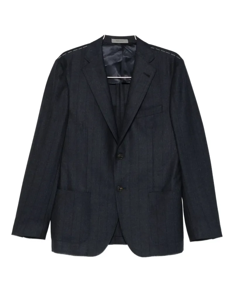 Corneliani pinstripe-pattern blazer - Blau Blau