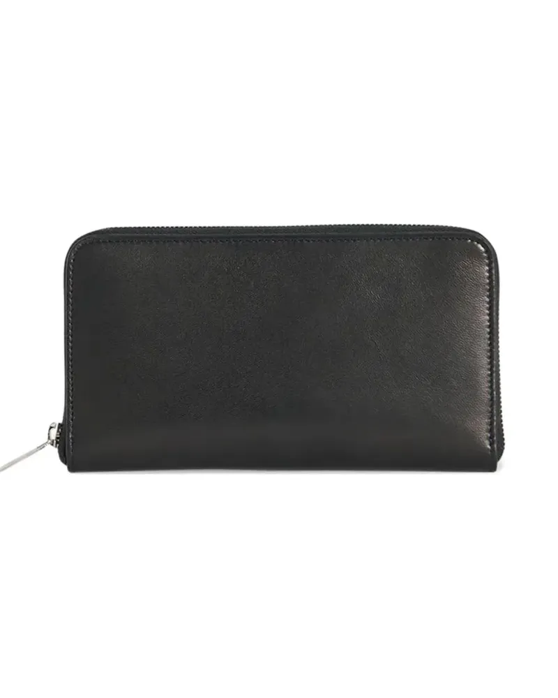 The Row leather wallet - Schwarz Schwarz