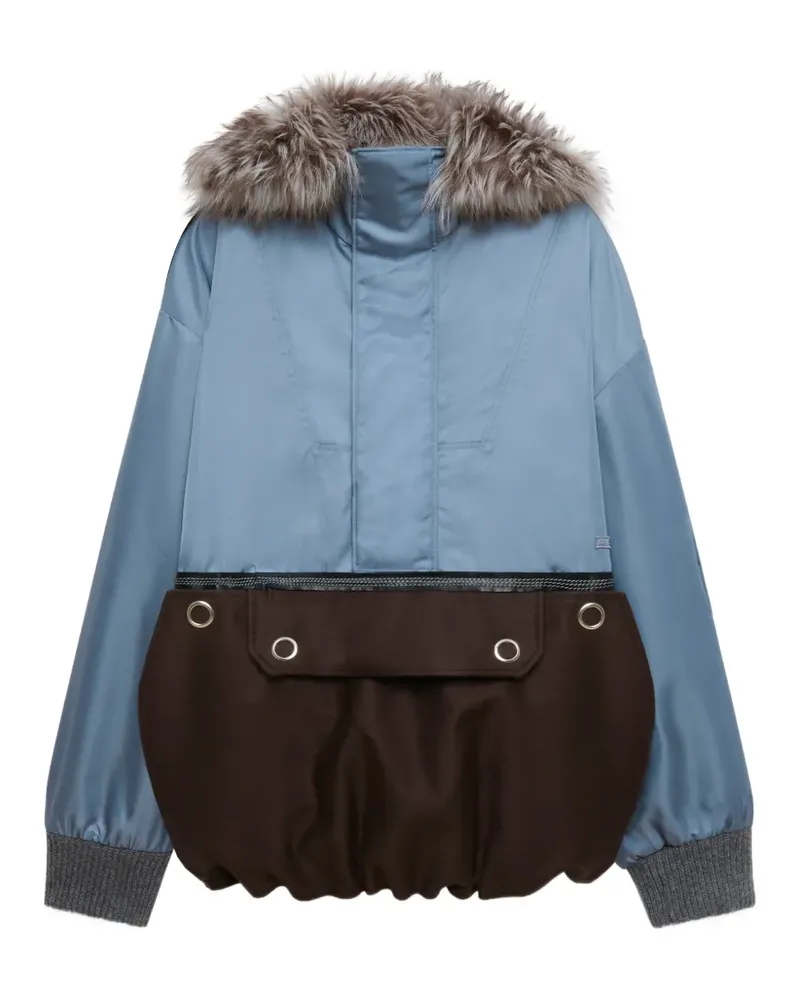Marni Jacke mit Klappentasche - Blau Blau