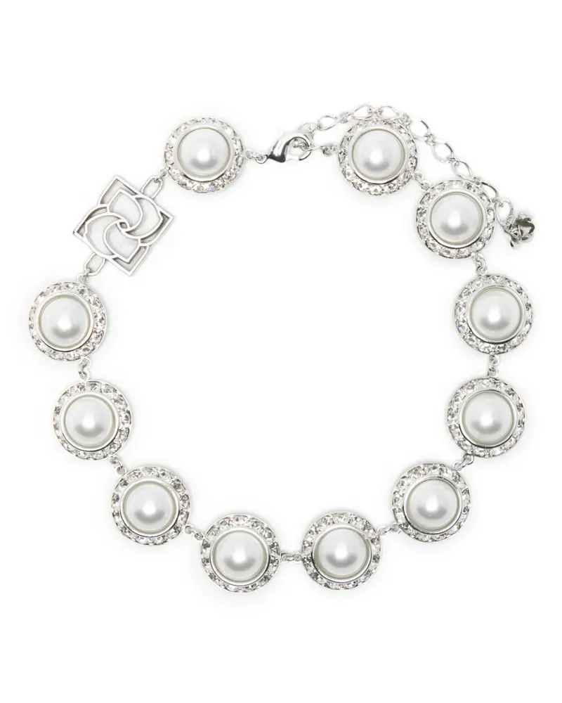 Magda Butrym crystal-embellishment necklace - Silber Silber