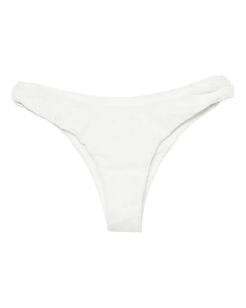 Faithfull The Brand Halo broderie anglaise bikini bottoms - Weiß Weiß