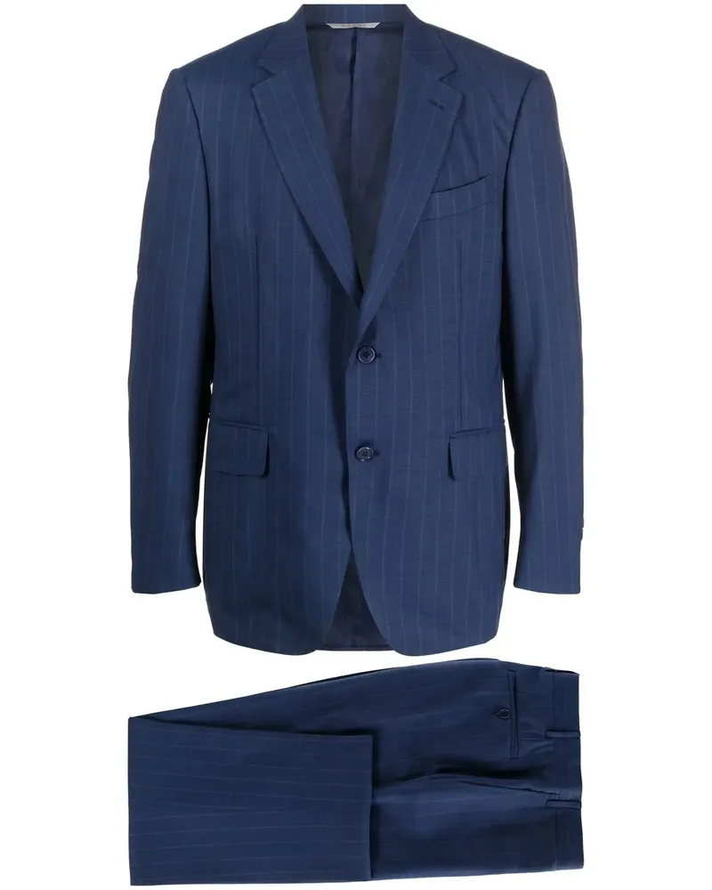 Canali Anzug mit Nadelstreifen - Blau Blau