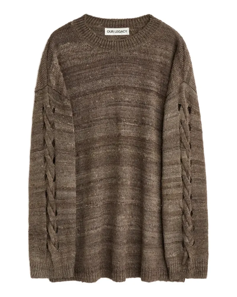 Our Legacy Popover Pullover mit rundem Ausschnitt - Braun Braun