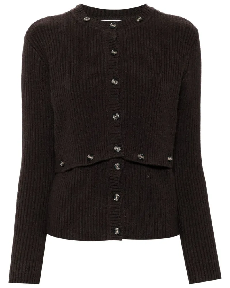 Rokh Cardigan mit Knöpfen - Braun Braun