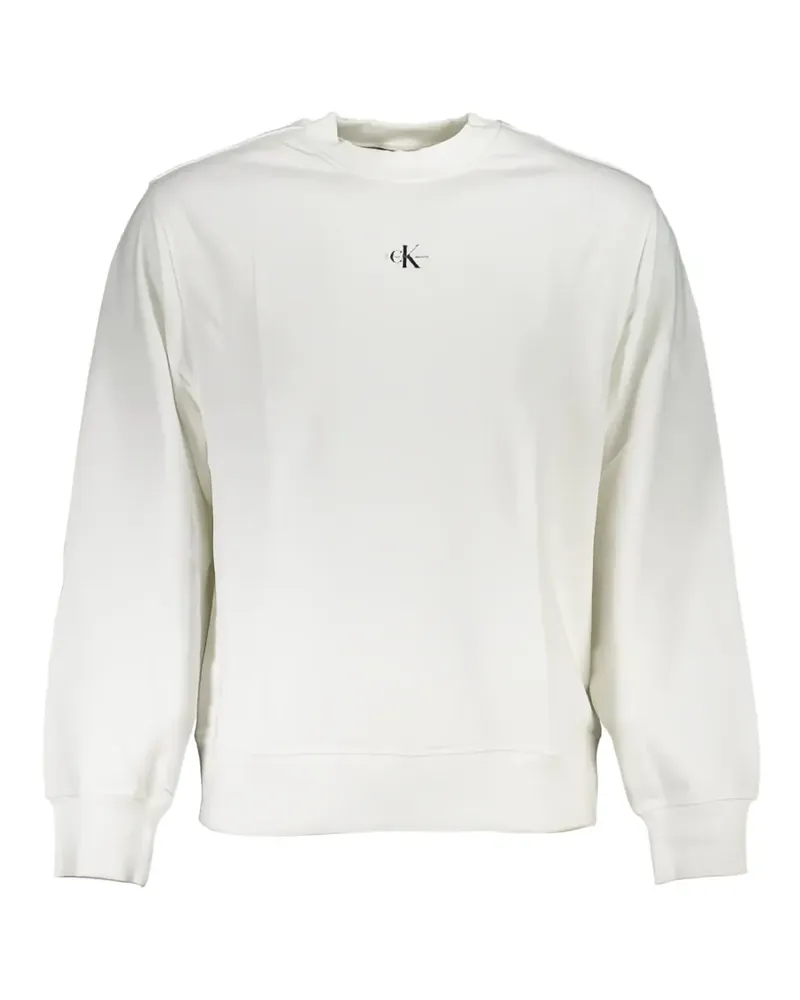Calvin Klein Pullover mit Logo-Print - Weiß Weiß