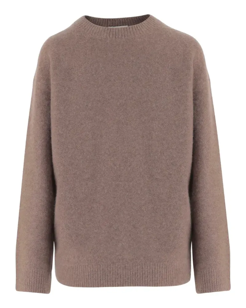 Vince Kaschmirpullover mit Rundhalsausschnitt - Braun Braun