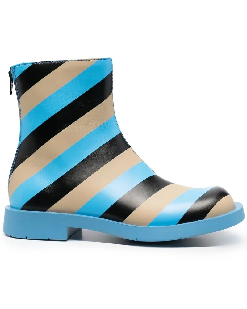 Camper Gestreifte Stiefeletten - Blau Blau