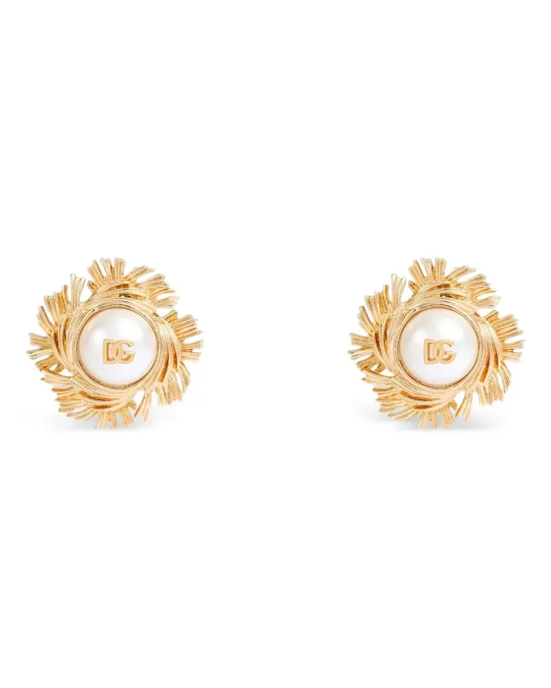 Dolce & Gabbana Cabochons Ohrclips - Gold Gold