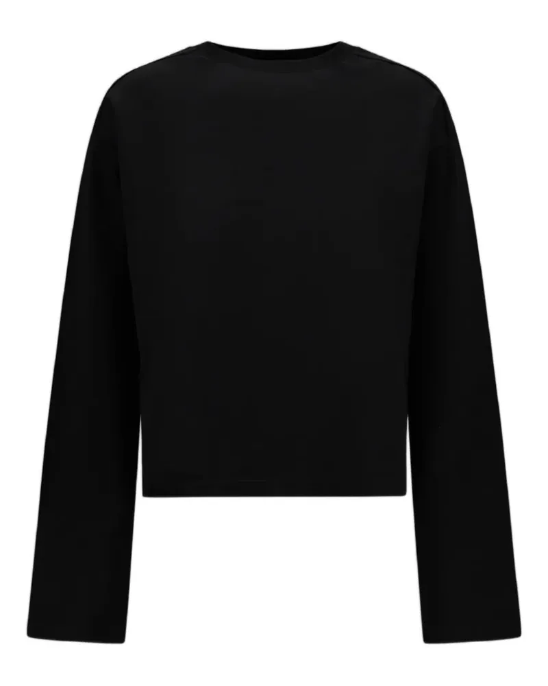 Herno Langarmshirt mit Rundhalsausschnitt - Schwarz Schwarz