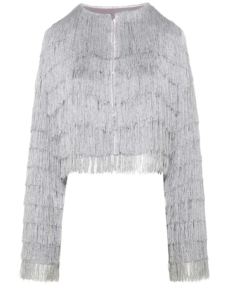 UNREAL FUR Copacabana Jacke - Silber Silber