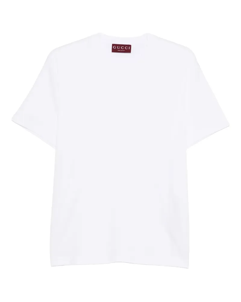 Gucci T-Shirt mit Rundhalsausschnitt - Weiß Weiß