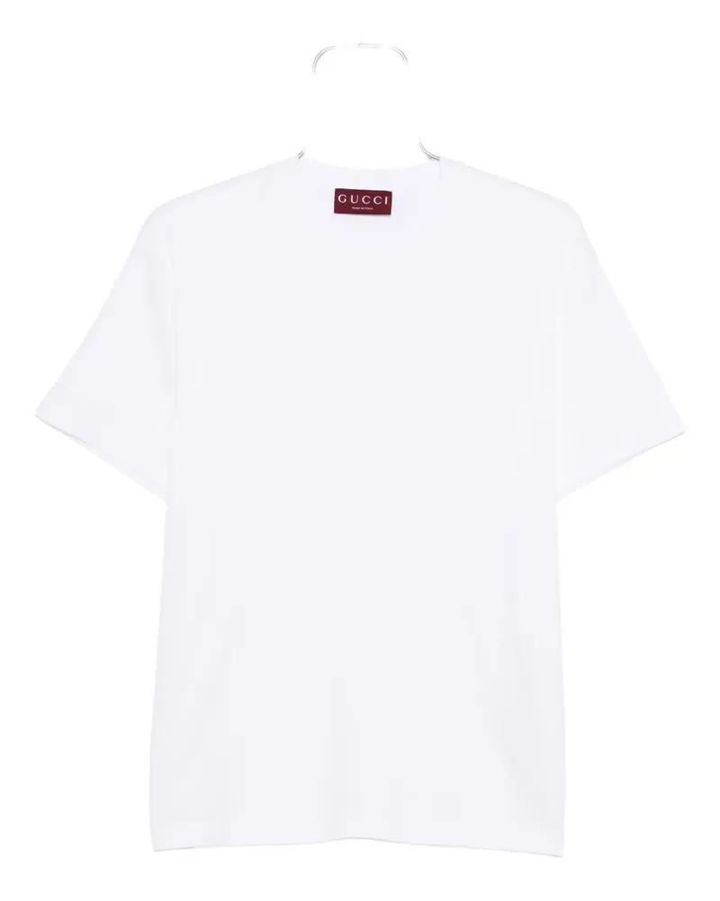 Gucci T-Shirt mit Rundhalsausschnitt - Weiß Weiß