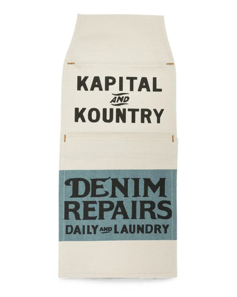 KAPITAL Canvas Pulp phone holder - Nude Nude