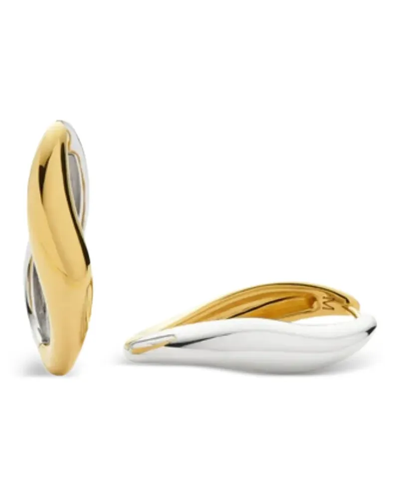 Missoma Zweifarbige Creolen - Gold Gold