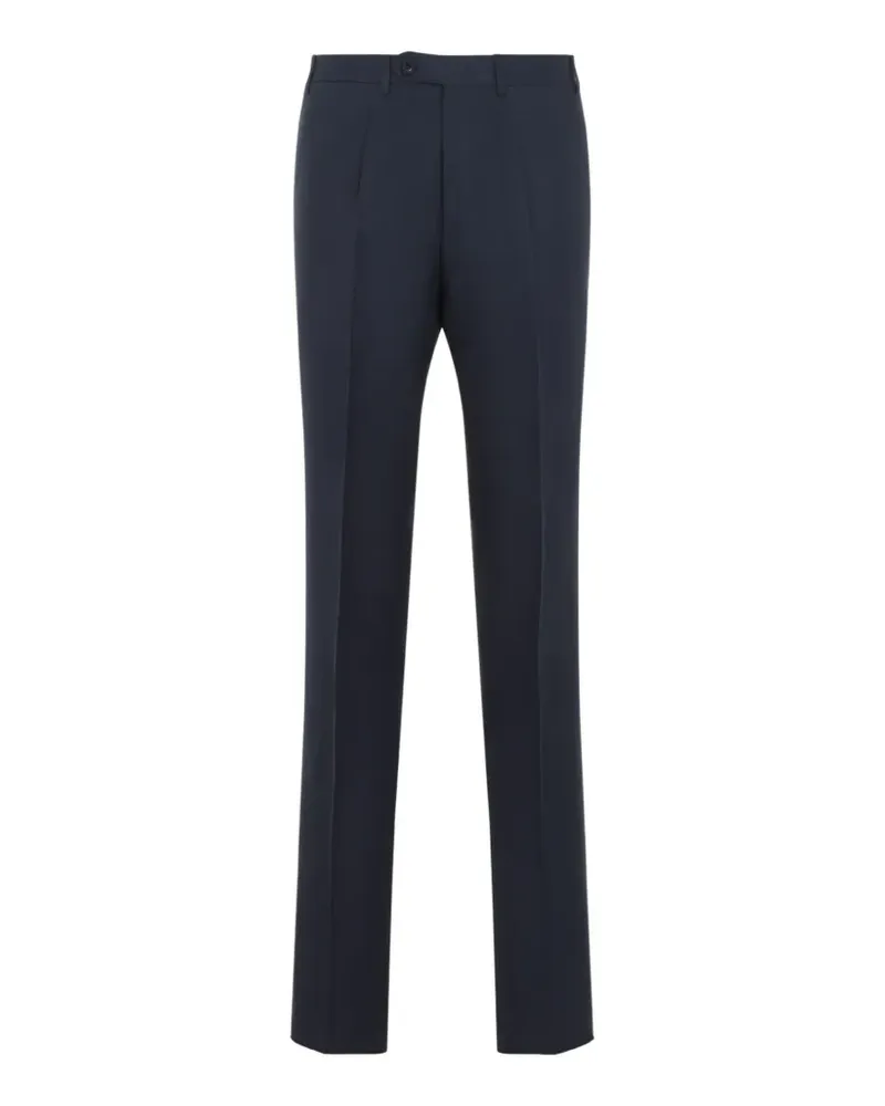 Canali pleated trousers - Blau Blau