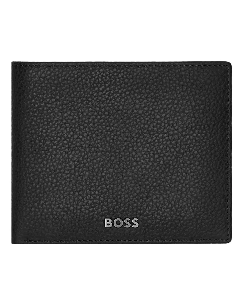 HUGO BOSS Portemonnaie mit Logo - Schwarz Schwarz
