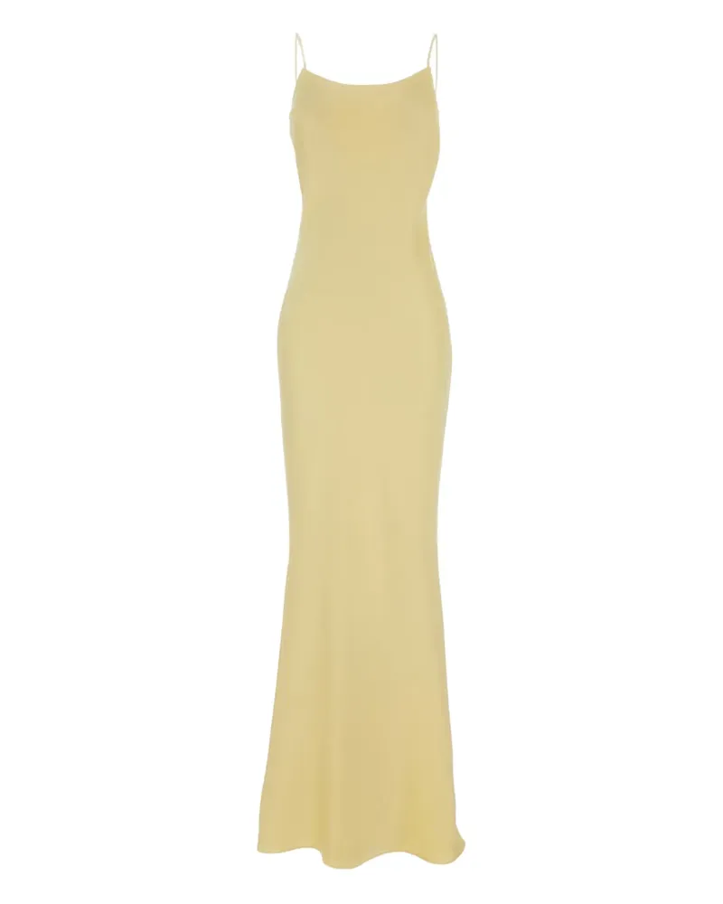 ANDAMANE Rückenfreies Ninfea Maxikleid - Gelb Gelb